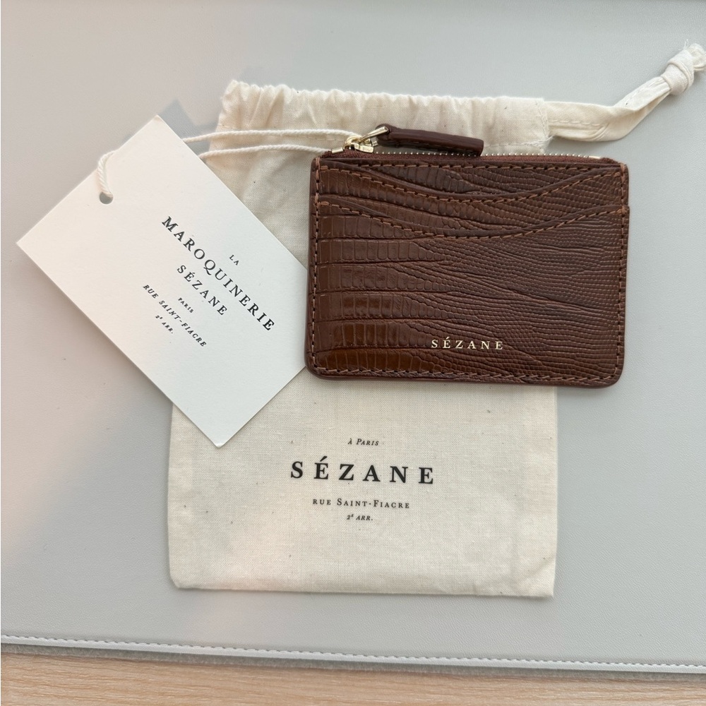 Sezane Alfredo Coin Case NWT
